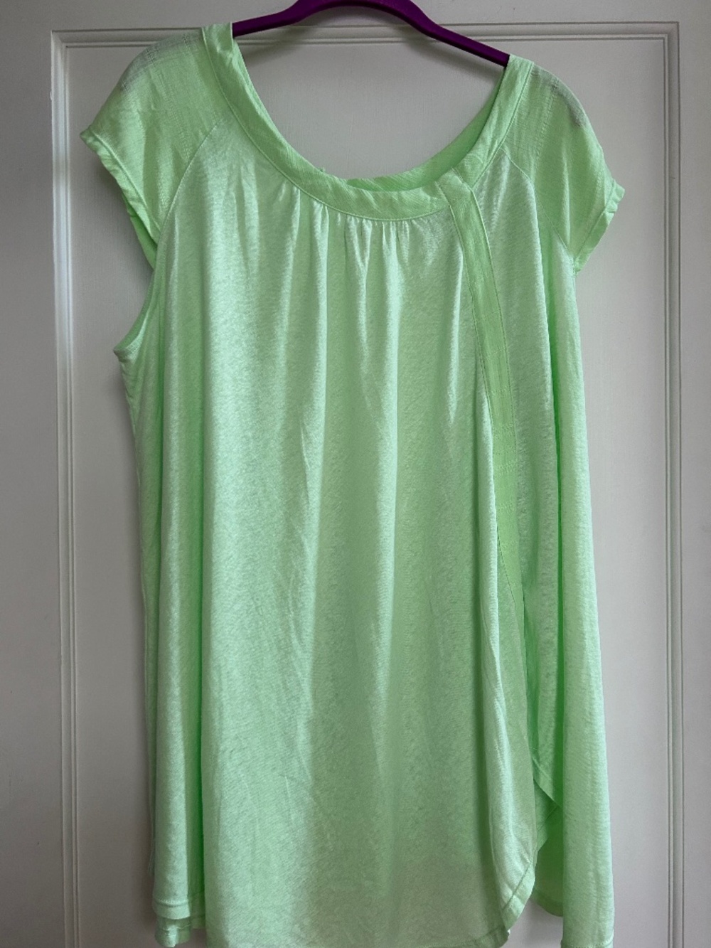 FREE PEOPLE KEEP IT CASUAL TEE/TUNIC WITH FRONT SLIT